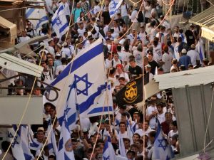 Jerusalem Day flag march