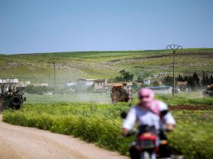 دورية روسية تركية مشتركة شمال سورية