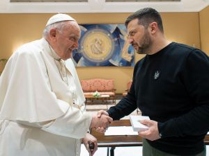 Pope Francis meets Zelenskyy in Rome