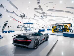 Audi’s AI:RACE, the high-performance Race Car of Tomorrow, has arrived at the Museum of the Future 