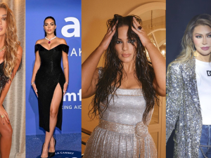 Sparkly clothes are the new trend for celebrities