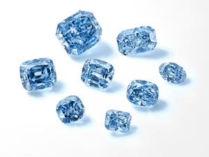 Rare blue diamond to be auctioned by Sotheby's in Geneva