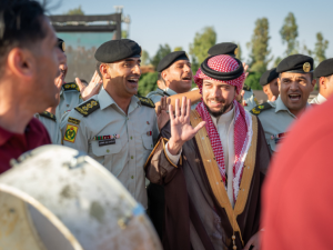 What did King Abdullah II give Crown Prince for his wedding?