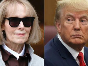 Writer E. Jean Carroll and Donald Trump