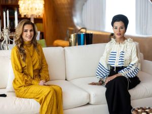 الشيخة موزة والملكة رانيا