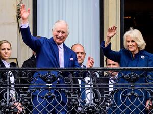 الملك تشارلز وزوجته كاميلا (أ ف ب)