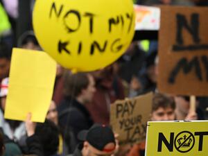 مظاهرة مناهضة للملكية في لندن