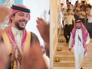 صور حفل توديع العزوبية للأمير الحسين بن عبدالله
