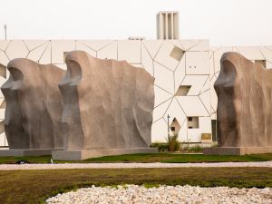 QF unveils sculpture by qatari artist