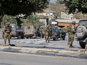 جنود من قوات الاحتلال الاسرائيلي في الضفة الغربية