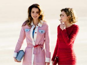 الملكة رانيا برفقة الملكة ليتيزيا