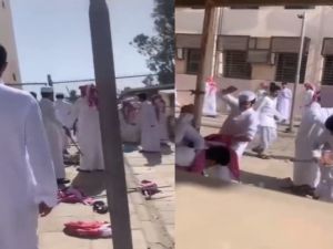 مضاربة جماعية في مدرسة بالسعودية