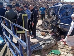 9 قتلى غالبيتهم سوريين في حادث سير مروع في الاردن