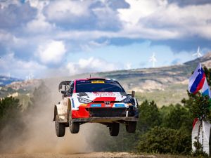 TOYOTA GAZOO Racing (TGR) World Rally Team Secures WRC Podium at Rally Italia Sardegna