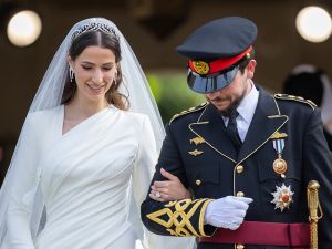 الأمير الحسين وزوجته الأميرة رجوة