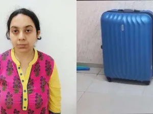 ضعت جثة امها القتيلة في حقيبة وسلمتها للشرطة