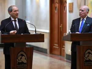 Faisal Mekdad and Fuad Hussein