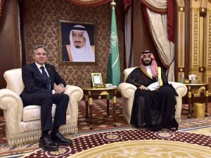 Saudi Crown Prince holds talk with Blinken