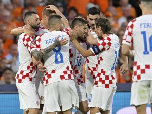 كرواتيا إلى نهائي دوري الأمم الأوروبية (Photo by JOHN THYS / AFP)