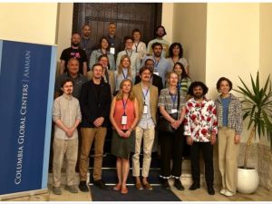 Participants at "Art and the City" conference in Amman, Jordan.