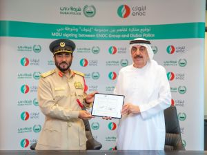 شرطة دبي واينوك توقعان مذكرة تفاهم بشأن التعاون والتنسيق المشترك لحماية الأرواح  والممتلكات في دولة الإمارات
