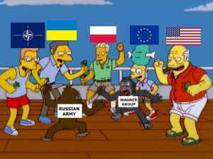 Memes on Russia and Wagner group tension 