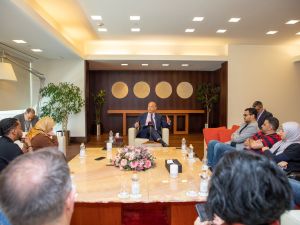 Georgetown Dean Safwan Masri Shares Bold Initiatives and Plans for Preeminence at Media Roundtable 