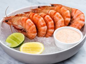 كوكتيل الروبيان مع الافوكادو