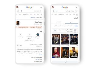 عناوين محتوى "شاهد" متوفرةً عبر ميزة "اقتراحات للمشاهدة – What to Watch" على بحث Google