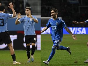 موعد مباراة الأوروغواي وإيطاليا