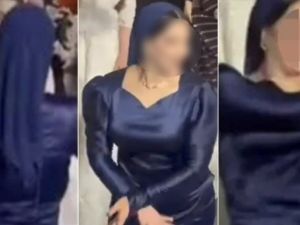 صاحبة الفستان الأزرق