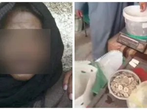 العثور على كنز مخبأ داخل حوش صغير لسيدة مسنة 