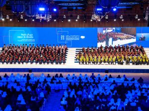 Her highness Sheikha Moza attends first QF schools commencement ceremony