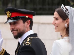 الأمير الحسين وعروسه الأميرة رجوة