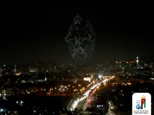 1200 طائرة درون تضيء سماء عمان