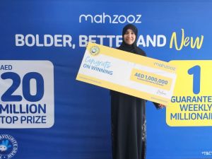 First Emirati woman to be a millionaire with Mahzooz