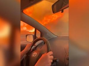 حرائق جزيرة صقلية الإيطالية 