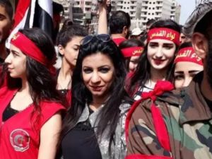 عناصر ومؤيدي لواء القدس- الصورة عن مواقع سورية