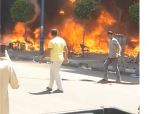 حريق في مول دبي 