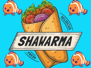 شاورما بطعم السمك  