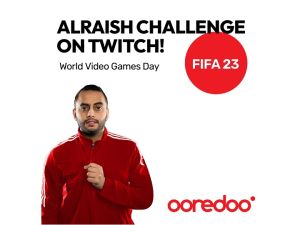 Ooredoo الكويت استضافت أكبر بطولة ألعاب فيديو FIFA 23 على منصة Twitch بالتعاون مع بطل منتخب الكويت عبدالله الريش.