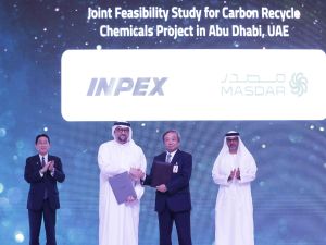 Masdar and INPEX to Join Forces to Explore E-methane Production Using Green Hydrogen and CO2 in UAE