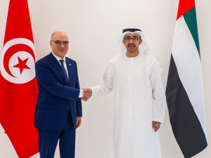 UAE -Tunisian ministers of external affairs