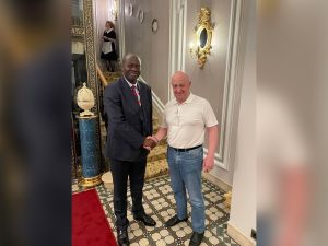 Wagner head Yevgeny Prigozhin at Russia-Africa Summit