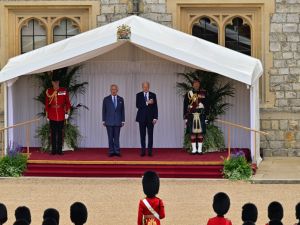 Joe Biden and British King Charles III