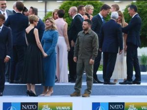 Ukrainian President Volodymyr Zelenskyy at NATO summit