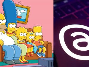 عائلة سيمبسونز  - شعار تطبيق ثريدز - Threads