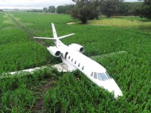 فقدان السيطرة على طائرة نتيجة حالة صحية طارئة للطيار