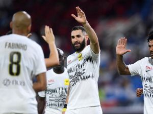 الاتحاد يواجه الطائي اليوم (Photo by - / AFP)