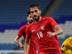 موسى التعمري يتألق في سماء الدوري الفرنسي (Photo by KARIM JAAFAR / AFP)